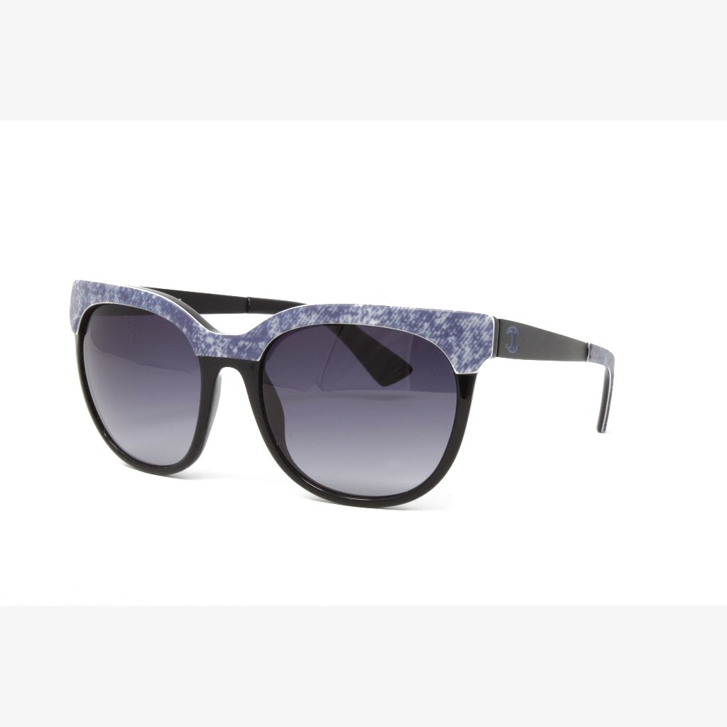 Just Cavalli Women's Sunglasses 54mm Jc501s 05w Black/Denim Nwt